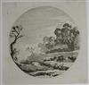 Collection of 13 etchings, engravings and reproductions.